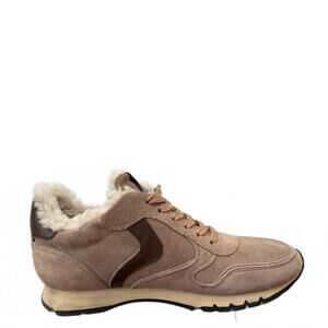 NEW VOILE BLANCHE women's julia pump shearling trainers shoes in brown